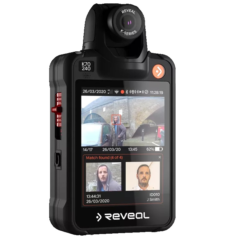 Reveal K7 Body Camera for Cloud DEMS no local DEMS