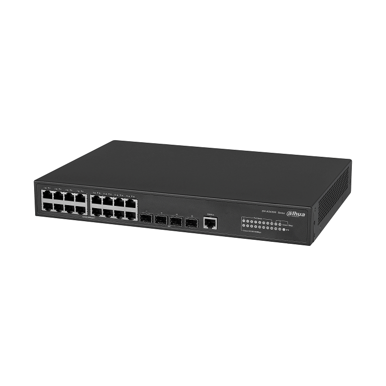 Dahua Switch 16 Port GB NO PoE 1UPlink 4xSFP Fanless L2+