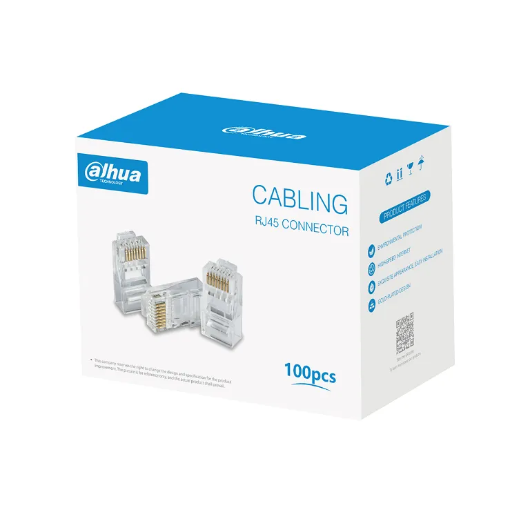 Dahua CAT-6 RJ45 connectors pack of 100