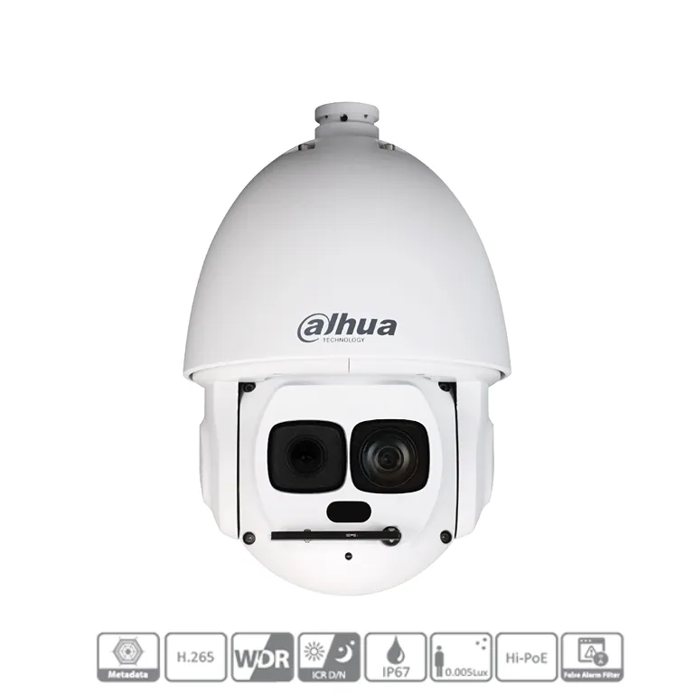 Dahua IP PTZ Camera 4MP 45X Auto Tracking IR 24VAC Hi-PoE Wizmind