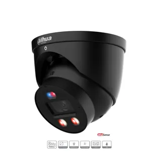 Dahua IP 8MP Turret 2.8mm TIOC PRO Black