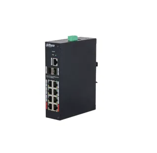 Dahua 10 Port Hardened Managed Switch 8 Port POE