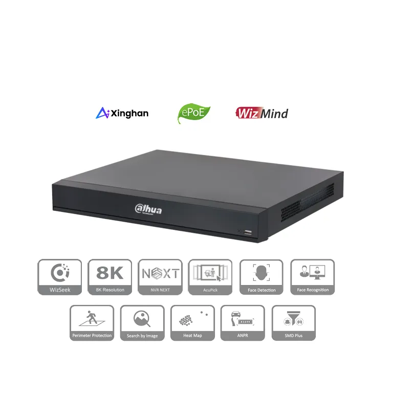 Dahua NVR 8ch 2sata 8PoE Ai No HDD NEW WizSeek Xinghan