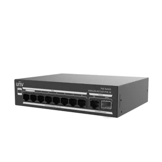 UNV Network Switch 8 Port Gigabit PoE & 2 Uplink Cloud Managed NEW