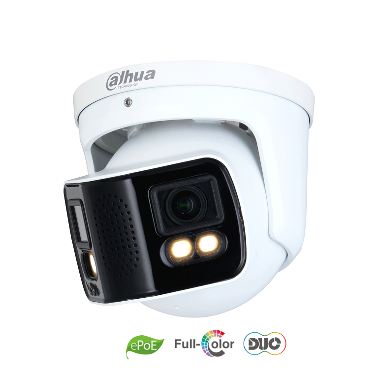 Dahua IP 2x4MP IP67 IR 3.6mm Multi-Sensor Panoramic Turret Camera