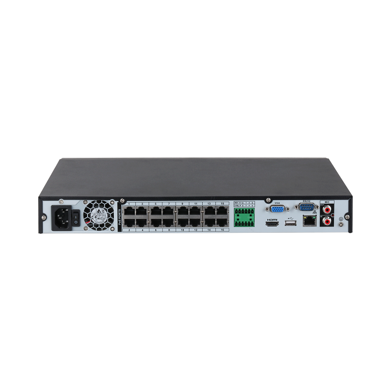 Dahua NVR 16CH 2sata 16PoE AI with 4TB