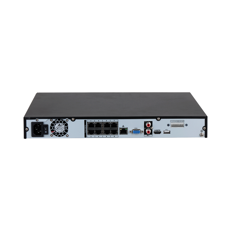 Dahua NVR 8CH 2sata 8PoE AI