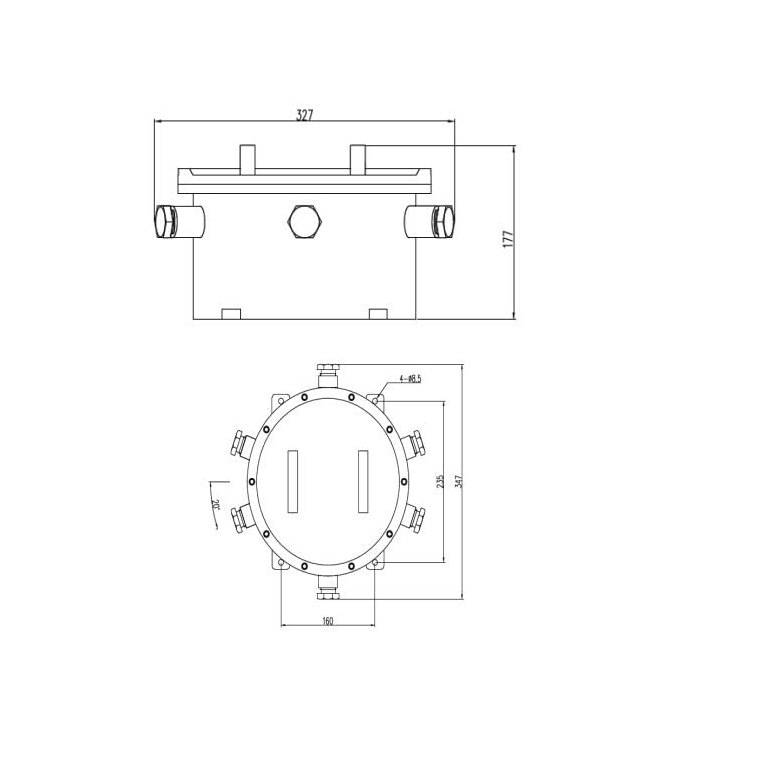 Dahua Junction Box for EXP Housing