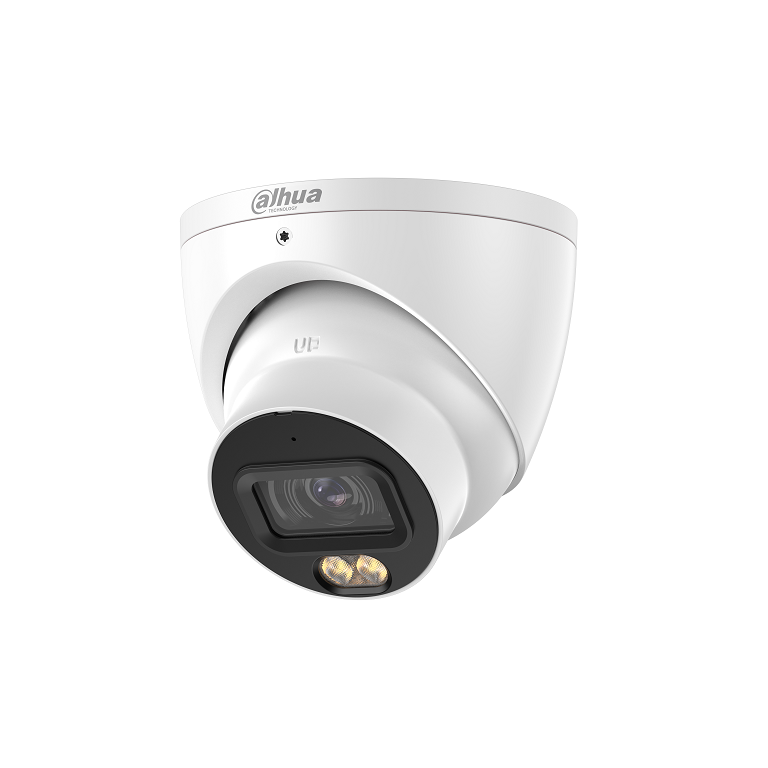 Dahua IP 5MP WizColor White LED 2.8mm Turret Camera Black NEW
