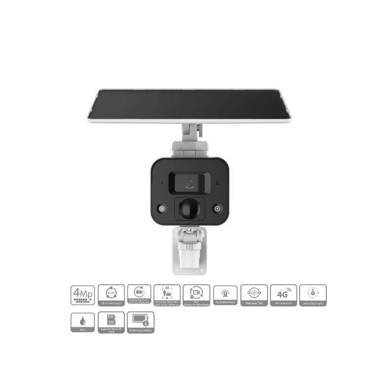 Dahua IP SOLAR Camera 4MP 3.6mm 4G Complete NEW